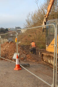 Work on Hooe Lake