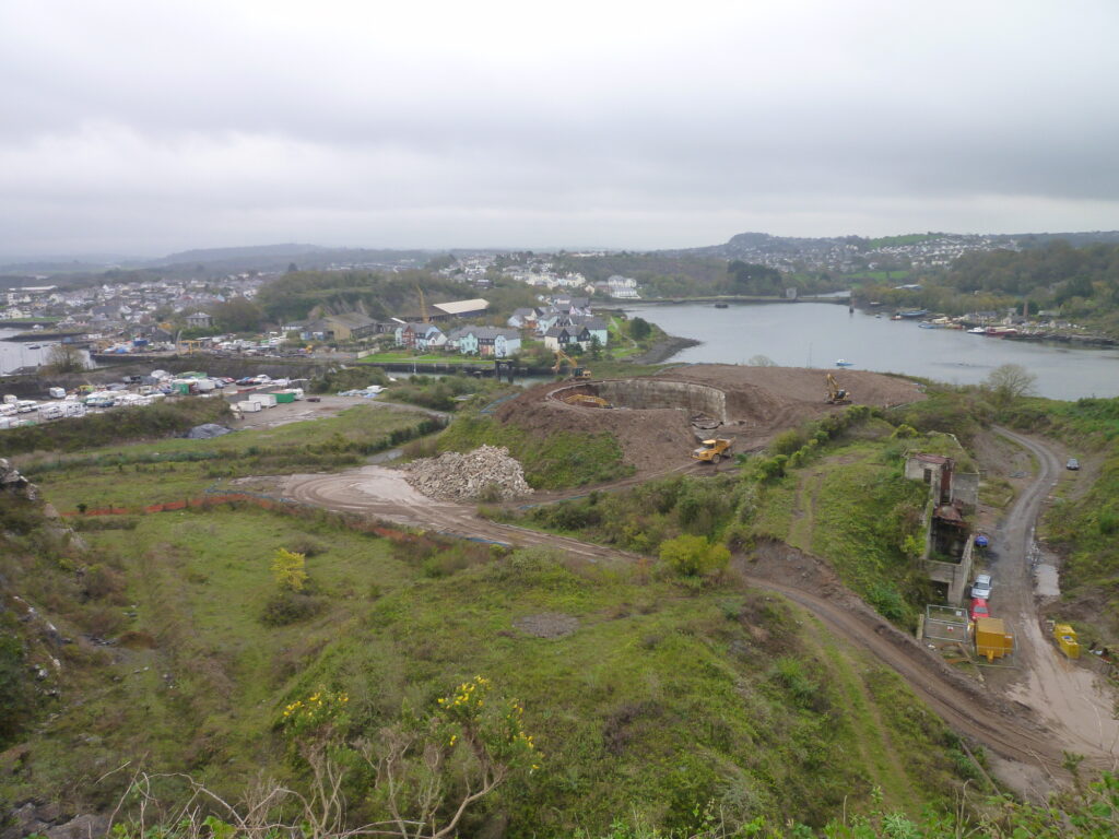 Hooe Quarry Oil Tank Demolition